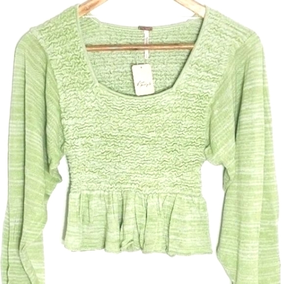 Free People Free Spirit Pullover Women's Knit Blouse Size XS - Picture 9 of 9